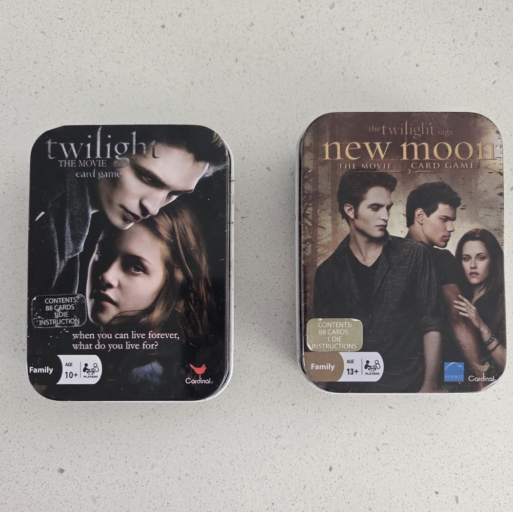 Twilight and New Moon Card Games Set by Cardinal